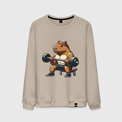 Мужской свитшот Капибара жим