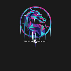 Свитшот хлопковый мужской Мортал Комбат Саб-Зиро эмблема, цвет: черный — фото 2