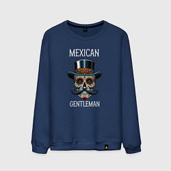 Мужской свитшот Мексиканский джентльмен череп муэрто