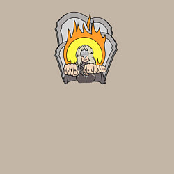 Свитшот хлопковый мужской Fire keeper, цвет: миндальный — фото 2