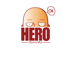 Свитшот хлопковый мужской Ванпанч герой hero, цвет: белый — фото 2