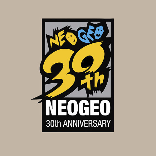 Мужской свитшот Neo geo - anniversary / Миндальный – фото 3