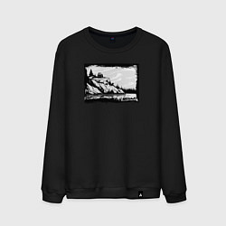 Мужской свитшот Дикие тропы и оффроад