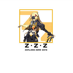 Свитшот хлопковый мужской Гашетка - Zenless Zone Zero, цвет: белый — фото 2