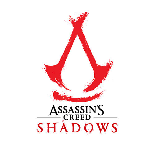 Мужской свитшот Assassins Creed Shadows - badge / Белый – фото 3