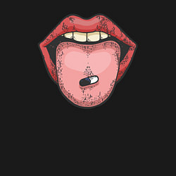 Свитшот хлопковый мужской Lips vitamin, цвет: черный — фото 2