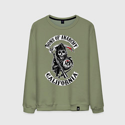 Мужской свитшот Sons of anarchy - logo