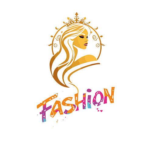 Мужской свитшот Fashion - портрет девушки / Белый – фото 3