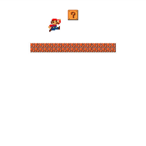 Мужской свитшот Mario 8 bit / Белый – фото 3