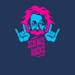 Свитшот хлопковый мужской Science rocks, цвет: тёмно-синий — фото 2