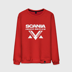 Мужской свитшот Scania truck driver
