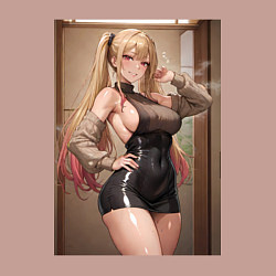 Свитшот хлопковый мужской Marin Kitagawa: Good Girl, цвет: пыльно-розовый — фото 2