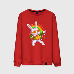 Мужской свитшот Rainbow rabbit