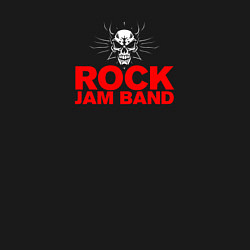 Свитшот хлопковый мужской Rock jam band, цвет: черный — фото 2
