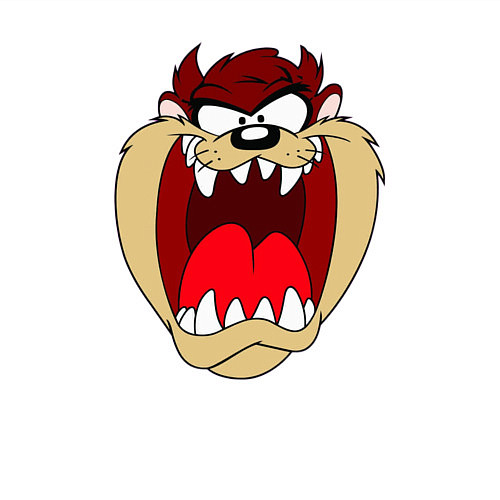 Мужской свитшот Tasmanian Devil / Белый – фото 3