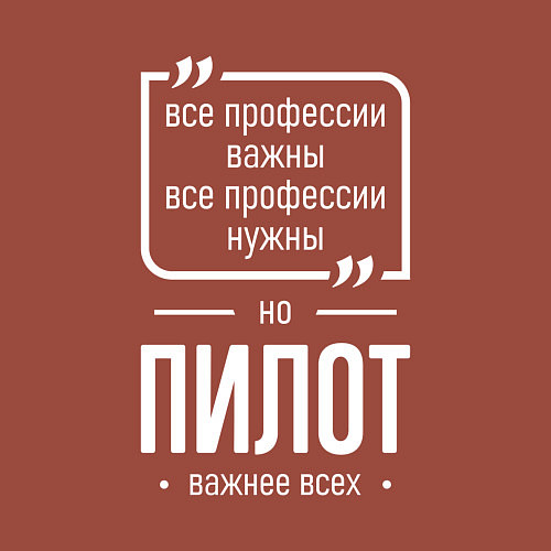 Мужской свитшот Пилот нужнее всех / Кирпичный – фото 3