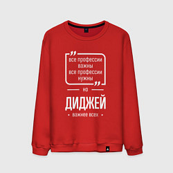 Мужской свитшот Диджей нужнее всех