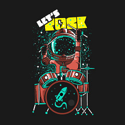 Свитшот хлопковый мужской Lets rock, цвет: черный — фото 2