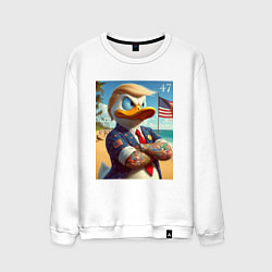 Мужской свитшот Donald Trump Duck - meme