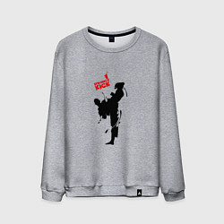 Мужской свитшот Кикбоксинг атака