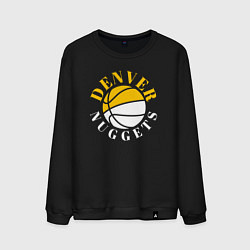 Свитшот хлопковый мужской Denver Nuggets sport, цвет: черный