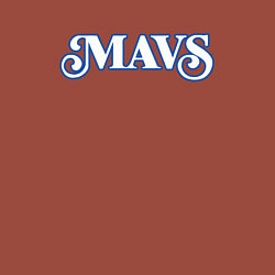 Свитшот хлопковый мужской Mavs, цвет: кирпичный — фото 2