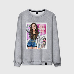 Мужской свитшот Blackpink - Jisoo