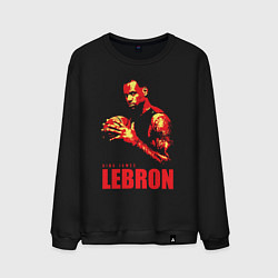 Свитшот хлопковый мужской King James Lebron, цвет: черный