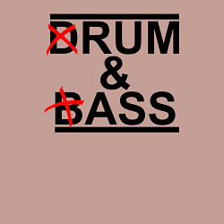 Свитшот хлопковый мужской Drum and bass color, цвет: пыльно-розовый — фото 2