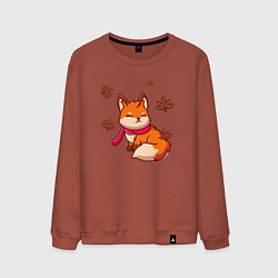Мужской свитшот Осенняя лисичка