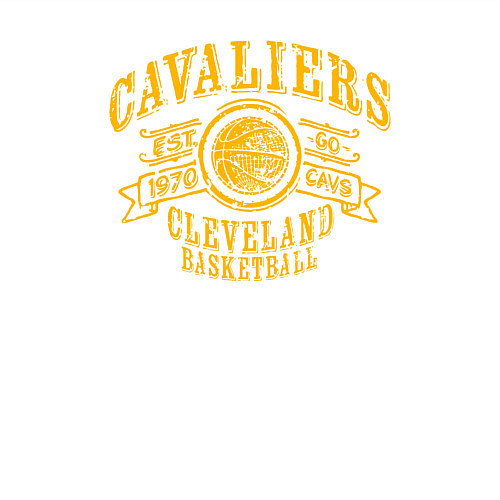Мужской свитшот Cleveland basketball / Белый – фото 3