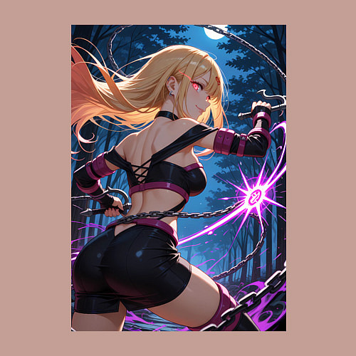 Мужской свитшот Марин Китагава косплей Fate stay night / Пыльно-розовый – фото 3