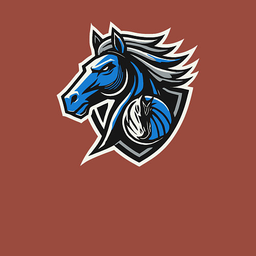 Мужской свитшот Mavericks team / Кирпичный – фото 3