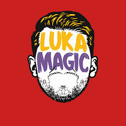 Свитшот хлопковый мужской Luka magic face, цвет: красный — фото 2