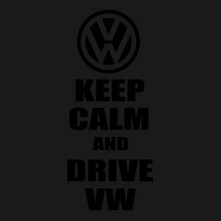 Свитшот хлопковый мужской Keep Calm & Drive VW, цвет: черный — фото 2