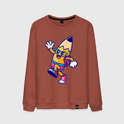 Мужской свитшот Карандаш ученик