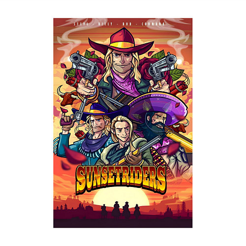 Мужской свитшот Sunsetriders / Белый – фото 3