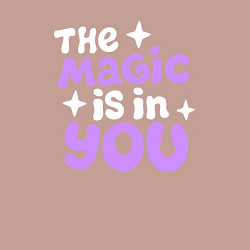 Свитшот хлопковый мужской Магия в тебе, цвет: пыльно-розовый — фото 2