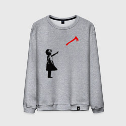 Мужской свитшот Девочка и топор