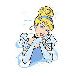 Свитшот хлопковый мужской Золушка - big pictures, цвет: белый — фото 2