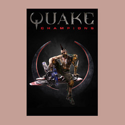 Свитшот хлопковый мужской Quake champions Anarki, цвет: пыльно-розовый — фото 2
