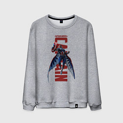 Мужской свитшот Капитан Америка: Новый мир