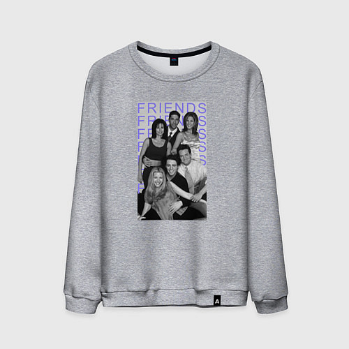 Мужской свитшот Сериал Друзья / Меланж – фото 1