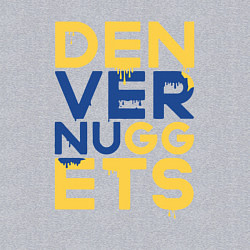 Свитшот хлопковый мужской Denver Nuggets NBA, цвет: меланж — фото 2