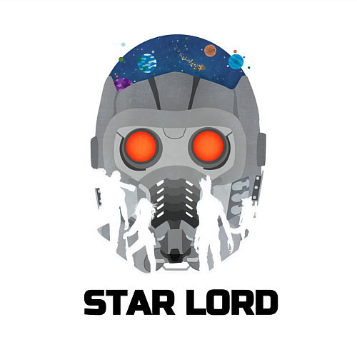 Мужской свитшот Star lord / Белый – фото 3