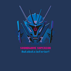 Свитшот хлопковый мужской Soundwave superior, цвет: тёмно-синий — фото 2