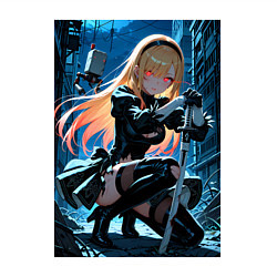 Свитшот хлопковый мужской Марин Китагава косплей 2B, цвет: белый — фото 2