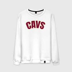 Свитшот хлопковый мужской Cavs NBA, цвет: белый