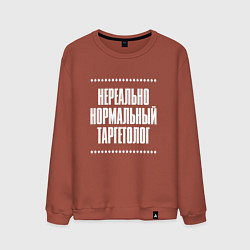 Мужской свитшот Нормальный таргетолог нереально