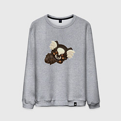 Свитшот хлопковый мужской Marmoset PK XD, цвет: меланж